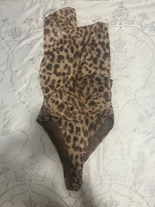 Body Leopardo Zara Talla M