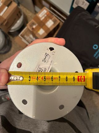 4 Patas Mesa Ikea Metal Blanco Negro