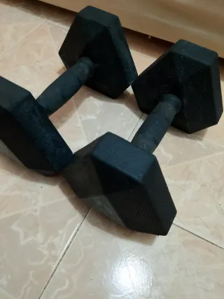 Par Mancuernas Hexagonales Decathlon 7.5 Kg