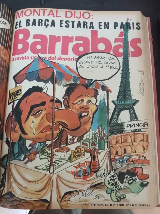 Revistas antiguas barrabas año 1973,74,75