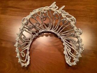 Tocado Novia Champagne