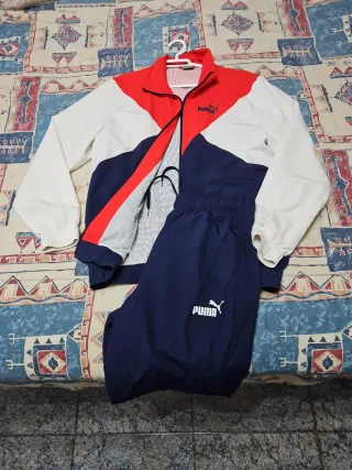 Chándal Puma Hombre Azul y Rojo
