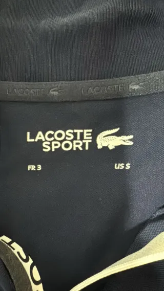 Polo Lacoste Sport Azul y Blanco