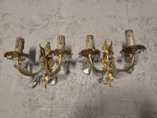 Apliques Luis XVI cristal