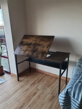 Escritorio + Elevable de dibujo 110x55cm