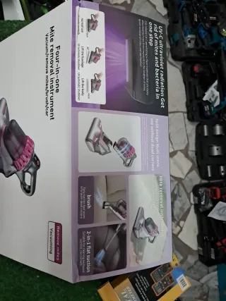 Scopa elettrica 4 in 1 per acari