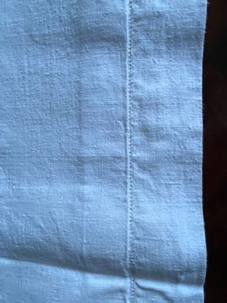 Lenzuolo vintage ricamato e federa