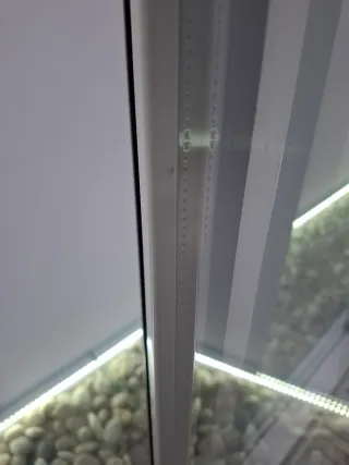 Balconera aluminio blanca