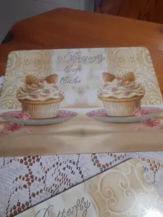 Set 4 pezzi prima colazione farfalla cupcake