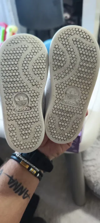 Adidas Stan Smith Bimba Velcro Bianco