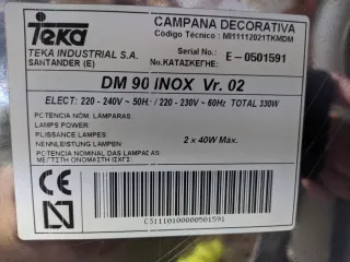 Campana extractora de cocina Teka