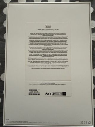 iPad 8ª Gen 32GB Gris Espacial