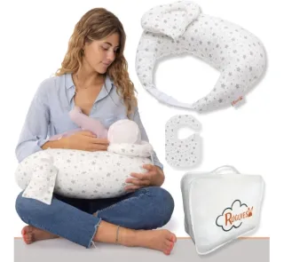 Cojín de lactancia estrellas. Amazon