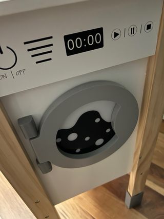 Cocina de juguete de madera con accesorios