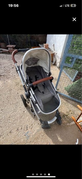 Carro de bebé Kinderkraft gris