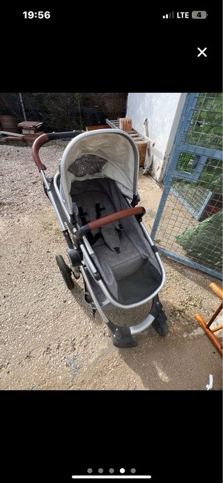 Carro de bebé Kinderkraft gris