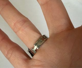 Anillo Geoda Plateada