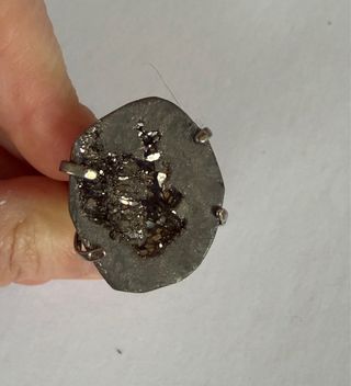 Anillo Geoda Plateada