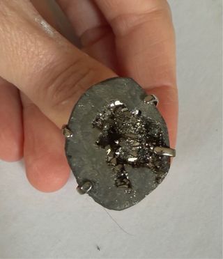 Anillo Geoda Plateada