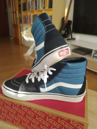 Zapatillas Vans Sk8-Hi Unisex Negro/Azul