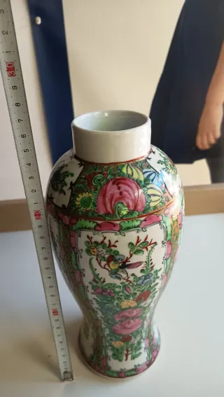 Pote de Porcelana Multicolor Made in Macau