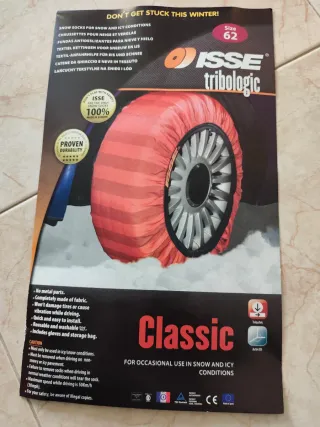 Cadenas de nieve de tela a estrenar.