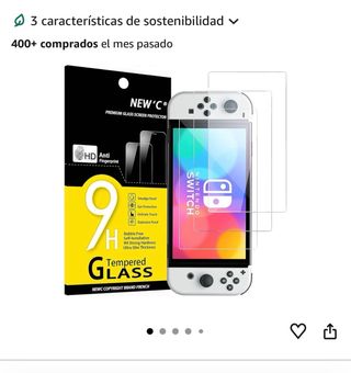 Nintendo Switch OLED Pantalla 7 con accesorios