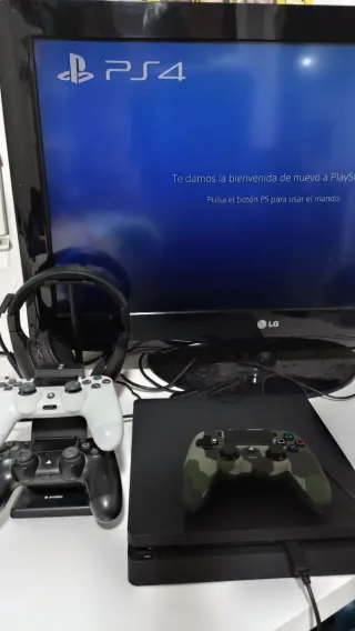 Consola PS4 Slim Negra | Sony PlayStation 4