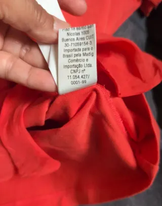 Camiseta CH Talla XS coral Manga Corta