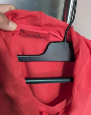 Camiseta CH Talla XS coral Manga Corta