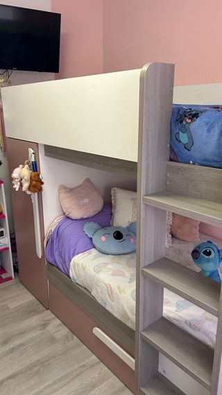 Litera Tren 3 Camas + Armario