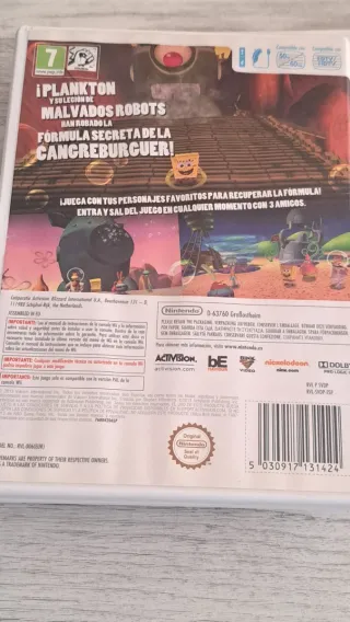 Bob Esponja: La Venganza de Plankton Wii