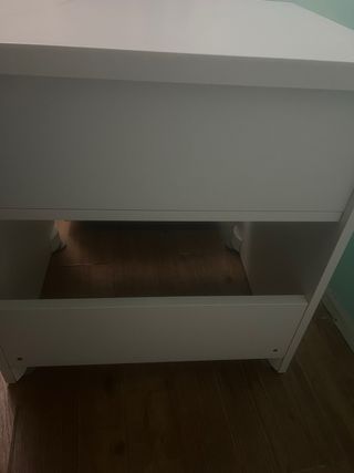 Bahúl Ikea blanco con ruedas