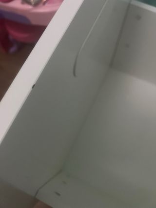 Bahúl Ikea blanco con ruedas