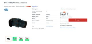Sensor de Velocidad ERA S.p.A.