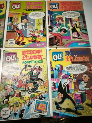 Lote 8 Cómics Mortadelo y Filemón Bruguera (Olé)