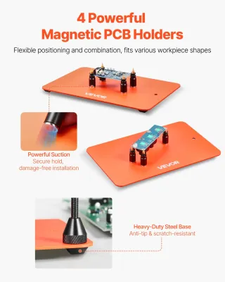 Stazione Terza Mano Saldatura Magnetica 4 Bracci