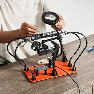 Stazione Terza Mano Saldatura Magnetica 4 Bracci