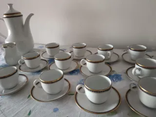 Servizio Caffè Porcellana Kamla 12 Persone