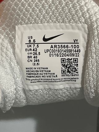 Nike Shox TL Blancas Talla 42