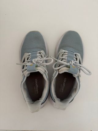 Zapatillas Adidas Gris y Verde Agua