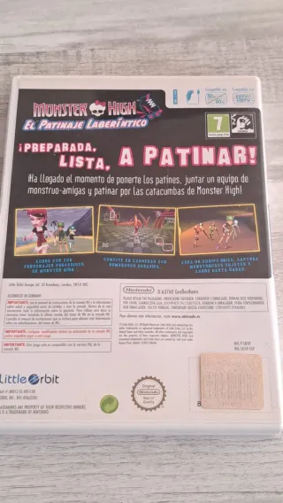 Monster High El Patinaje Laberíntico Wii