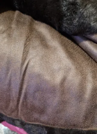 Cappotto finta pelliccia donna marrone