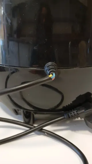 Freidora de Aire 3L Negra y Dorada