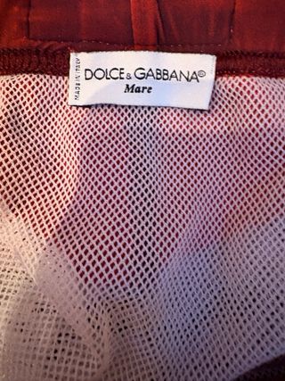 Dolce & Gabbana Costume Uomo Rosso Taglia L