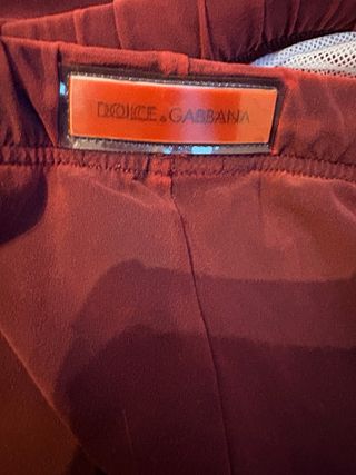 Dolce & Gabbana Costume Uomo Rosso Taglia L