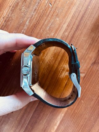 Reloj Diesel DZ1215 Piel Negro y Plata