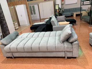 Sofá Cama Yadhi Gris con Arcón