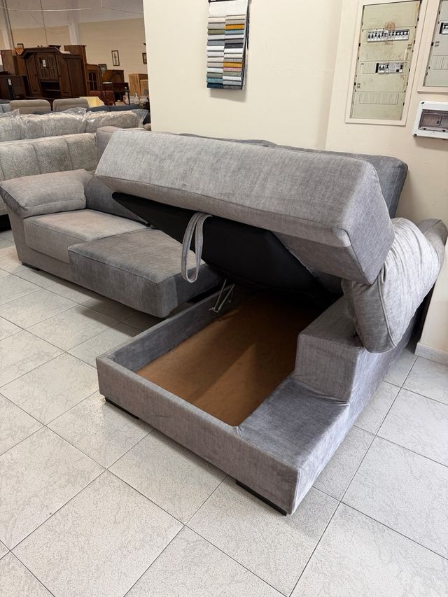 Chaiselongue Everest Gris Tela