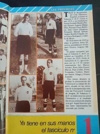 Libro de historia del C.F VALENCIA